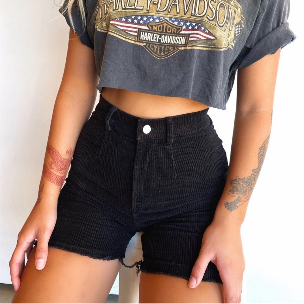 Corduroy shorts